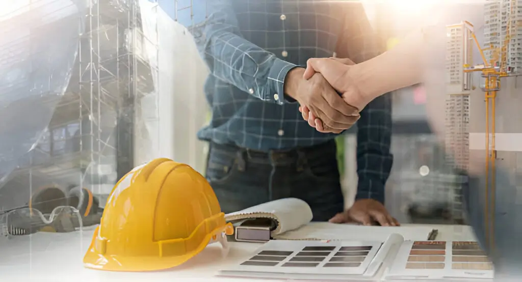 التعاون مع شركة مقاولات